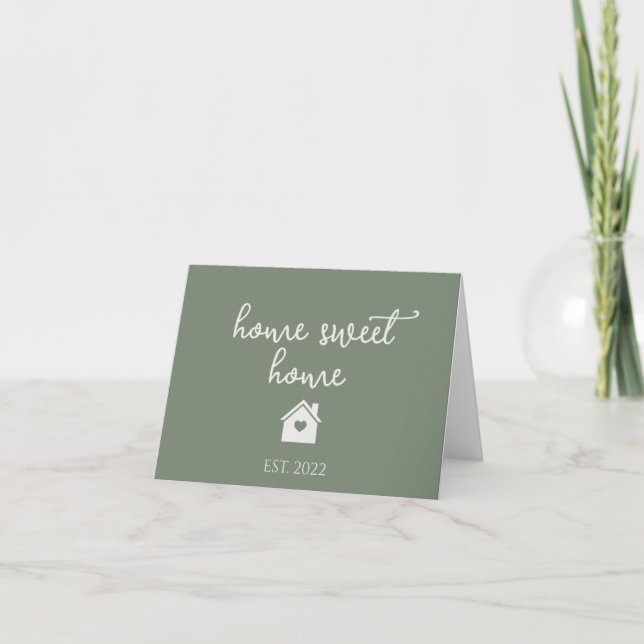 Carte Immobilier Green Home Sweet Home Nouveau propriéta (Devant)