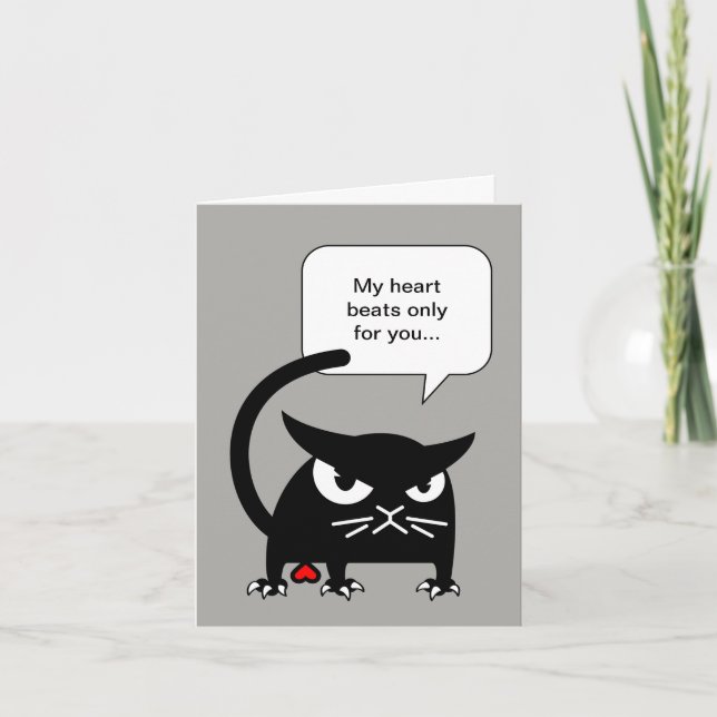 Carte impertinente | Badd Gato de jour de (Devant)
