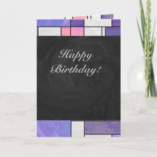 Carte Impression blanc rose rose clair