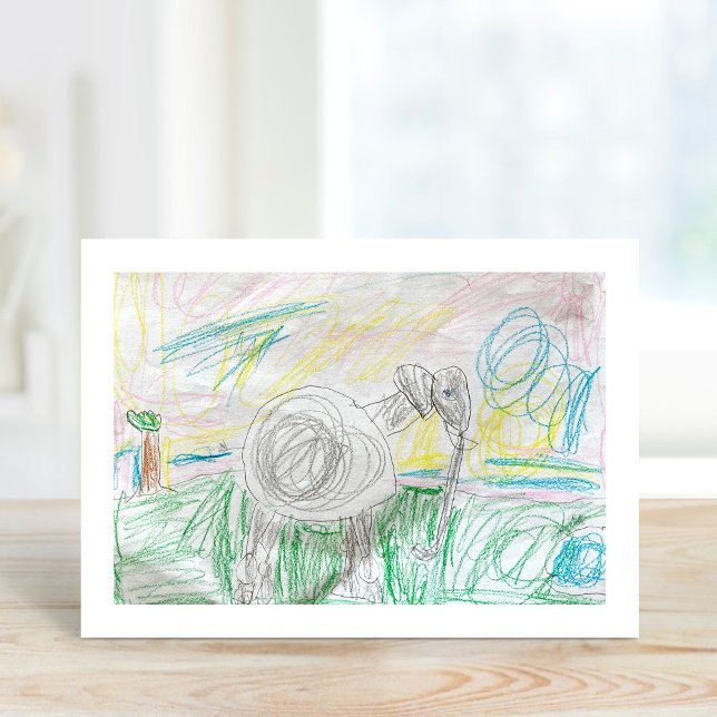 Carte Impression d'art personnalisée pour enfants (Créateur téléchargé)