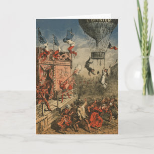 Carte Impression Humoristique D'Un Interprète Théâtral