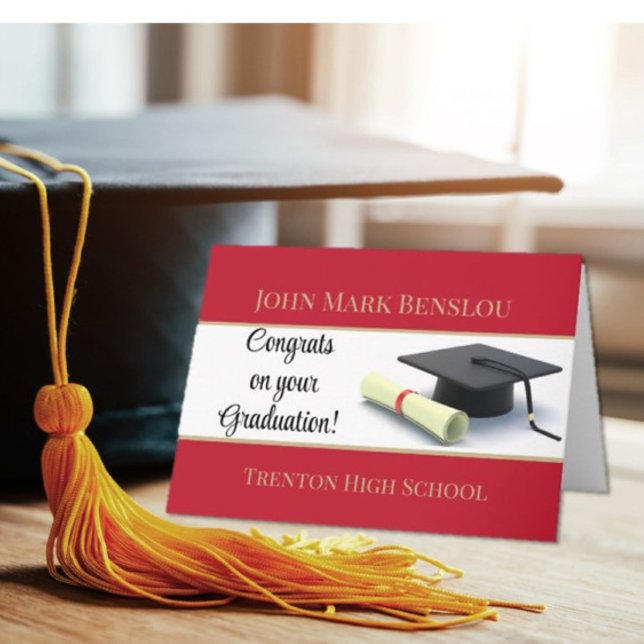 Carte Impressionnantes félicitations aux diplômés ! Dipl (Créateur téléchargé)