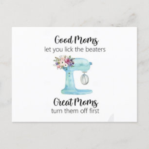 Carte imprimable, les bonnes mamans vous laissent  postcard