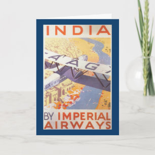 Carte Inde par Imperial Airways