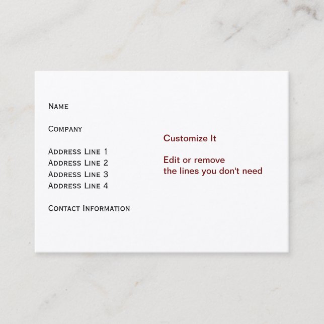 Carte indestructible (Devant)