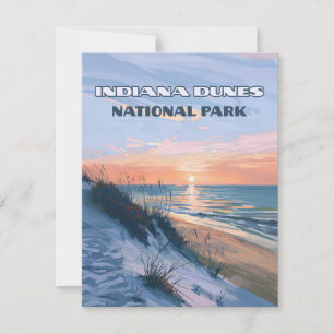 Carte Indiana Dunes National Park Lake Michigan Ca