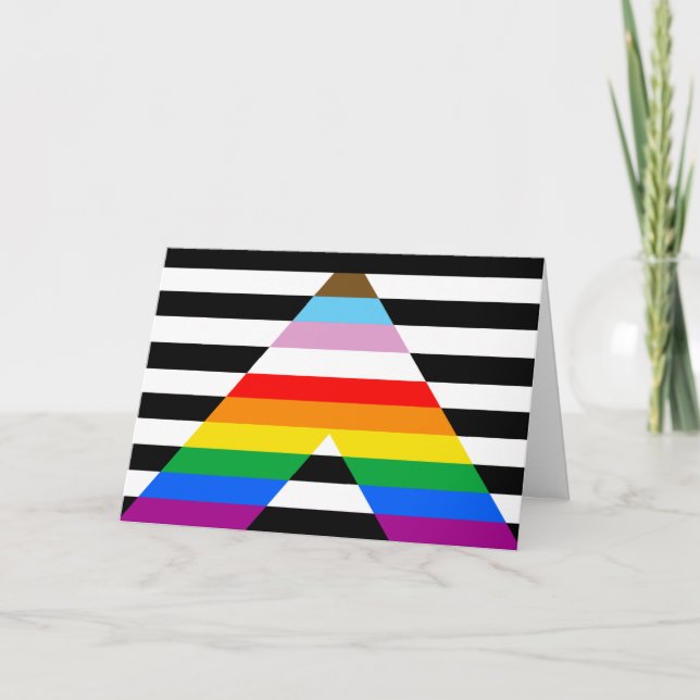 Carte Indicateur Ally Progress Pride (Devant)