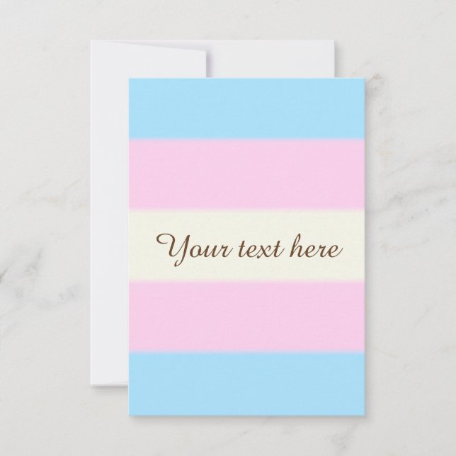 Carte Indicateur de fidélité transgenre décroissant (Devant)