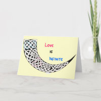 Carte infinie de Saint-Valentin d'amour