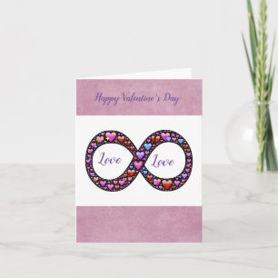 Carte Infinity Love La Saint-Valentin d'Emoji