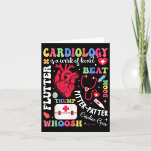 Carte Infirmière cardiaque La cardiologie est le travail