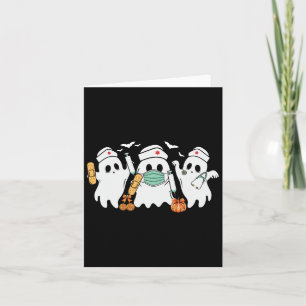 Carte Infirmière d'Halloween Infirmière fantôme Infirmiè