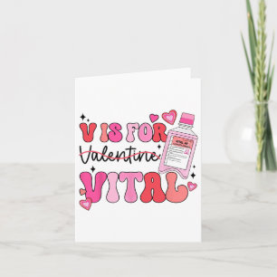 Carte Infirmière en soins intensifs Saint-Valentin Groov