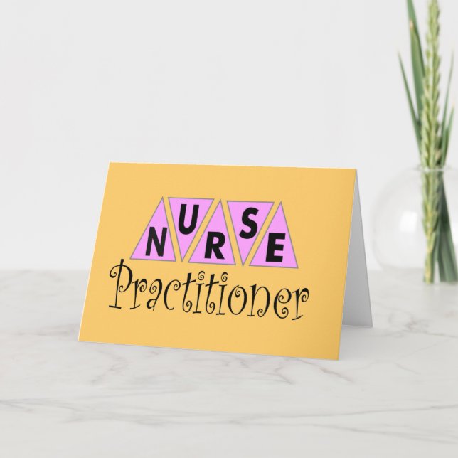 Carte Infirmière et médecin cadeaux (Devant)