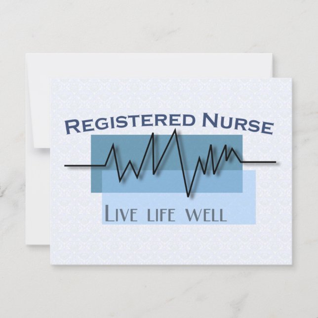 Carte Infirmière inscrite Vie Bien Personnalisée (Devant)