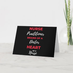 Carte Infirmière Praticien Cerveau D'Un Docteur Coeur