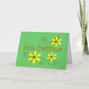 Carte Infirmière Praticien Dons Daisies Design