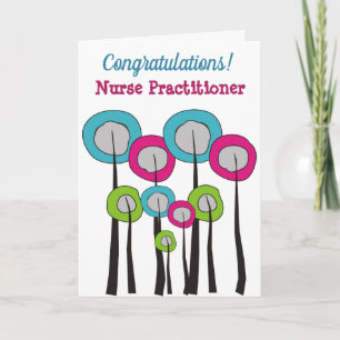 Carte Infirmière Praticien "Félicitations" Whimsical 