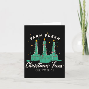 Carte Infirmière thérapeute respiratoire Ferme de Noël f