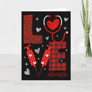 Carte Infirmière Vie Rn Lpn Cna Santé Cheetah Cœur Leo