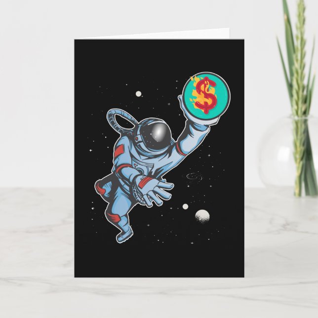 Carte Inflation pour l'astronaute lunaire (Devant)