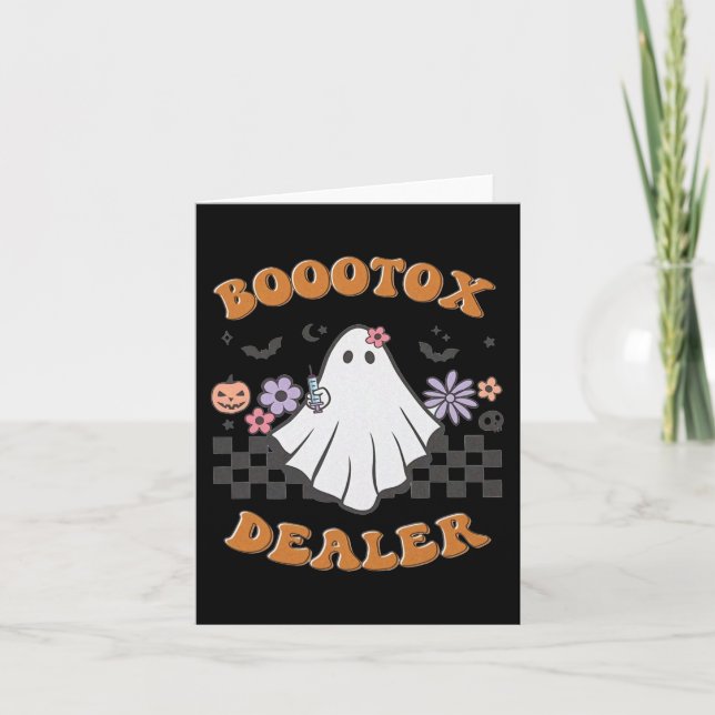 Carte Injecteur Infirmière Halloween Retro Botox Dealer  (Devant)