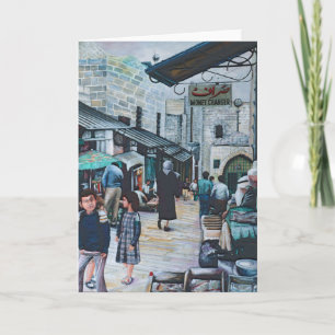 Carte Innocent Eyes of Old Jerusalem Greeting Card