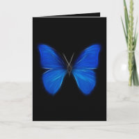 Insecte de vol bleu de papillon