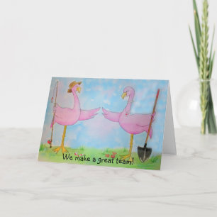 Carte Inséparable heureux d'anniversaire de couples
