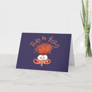 Carte Inside Out 2 Aujourd’hui je ressens de l’anxiété G