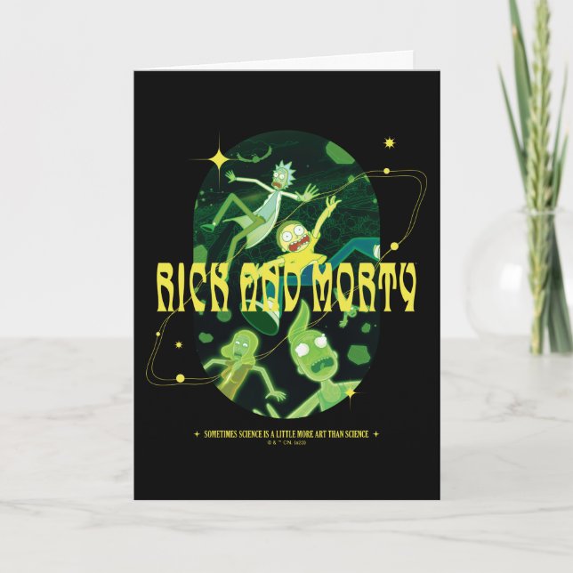 Carte Insigne de devis de décrochage de Rick et Morty (Devant)