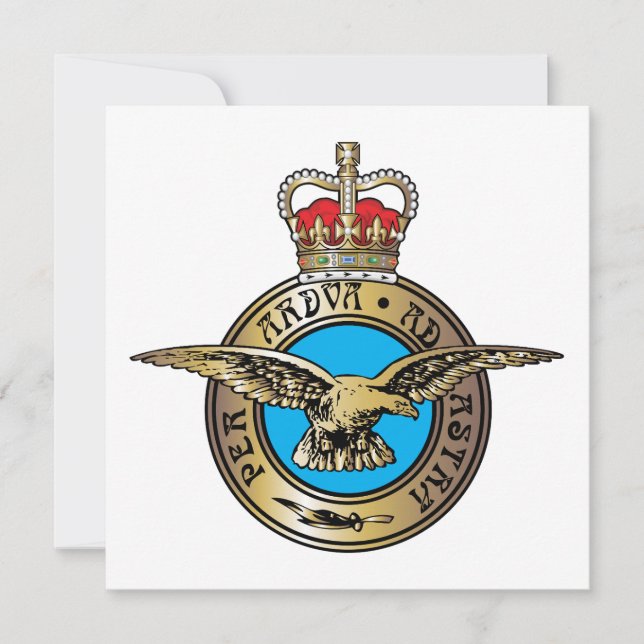Carte Insigne de la Royal Air Force (Devant)