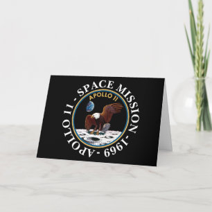 Carte Insigne de mission spatiale Apollo 11 1969