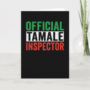 Carte Inspecteur officiel de tamales