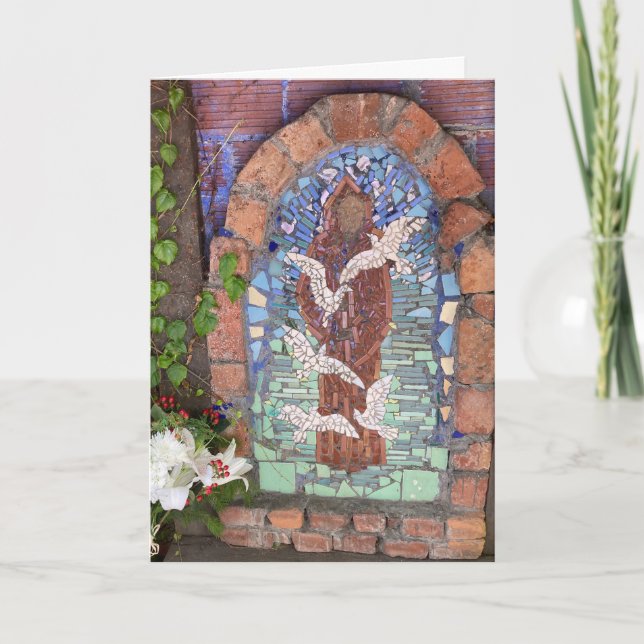 carte inspirant Paix par St Francis (Devant)