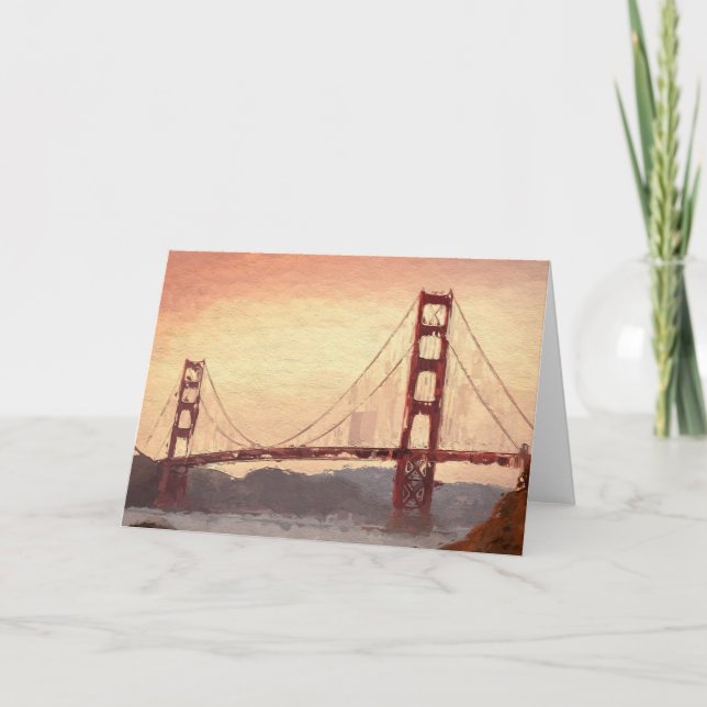Carte Inspiration Golden Gate (Devant)