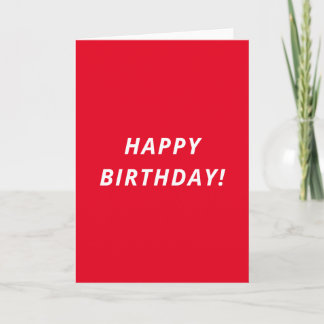 Carte Inspiré du design rouge