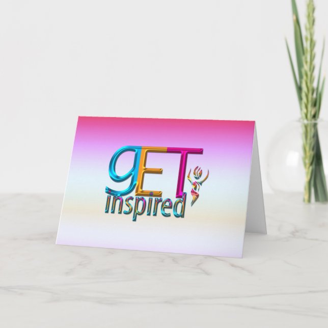 Carte Inspirer ~ Neon (Devant)
