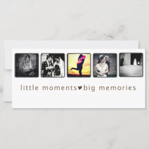 Carte instagram photo mariage