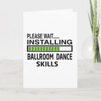 Installation des compétences en danse de salle de 