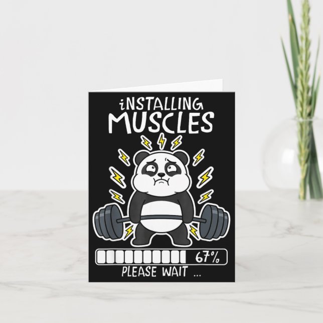 Carte Installing muscles wait panda loading 67 gym (Devant)