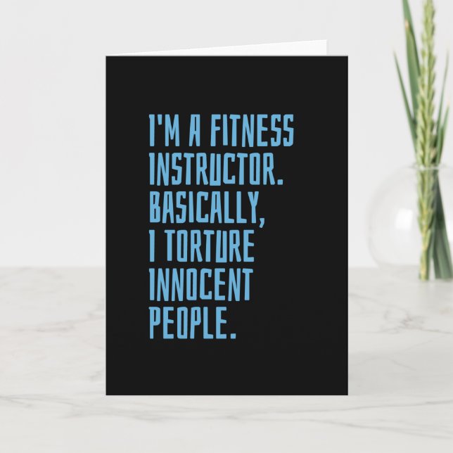Carte Instructeur de condition physique (Devant)
