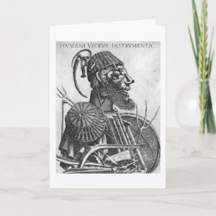 Carte Instruments de subsistance humaine, Arcimboldo