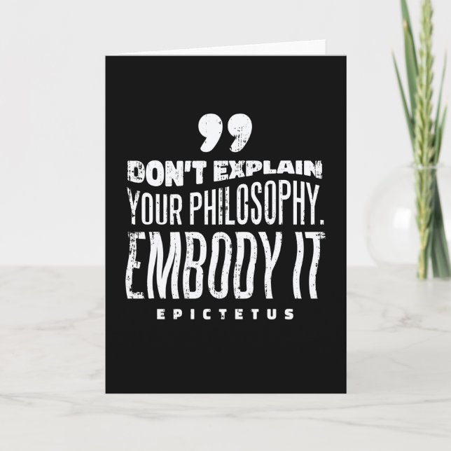 CARTE INTÉGRER VOTRE PHILOSOPHIE (Devant)