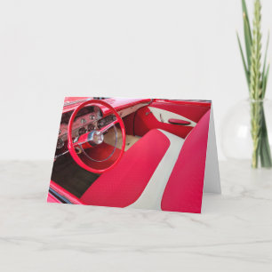 Carte Intérieur des voitures rouges et blanches