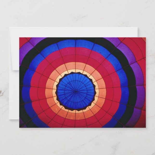 Carte Intérieur d'une montgolfière (Devant)