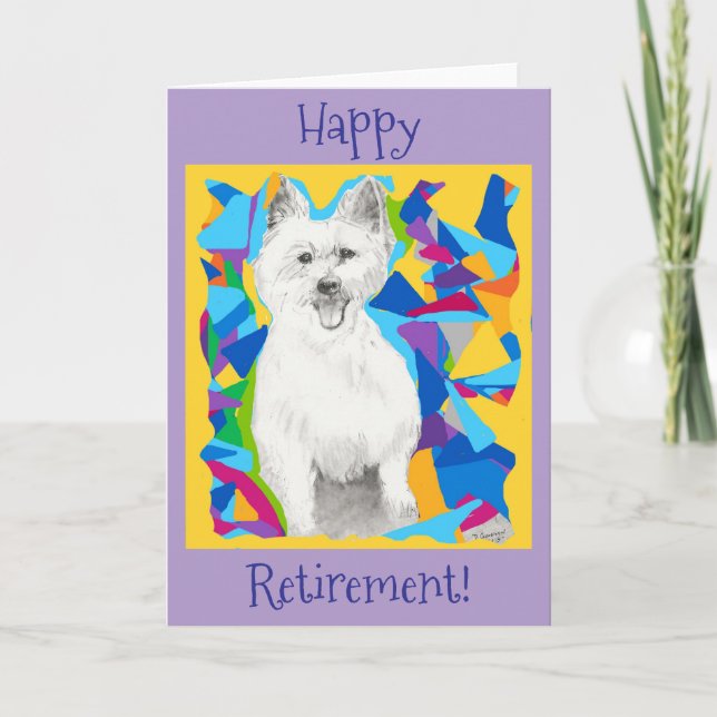 Carte intérieure Happy Retirement Blank (Devant)
