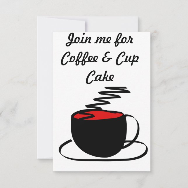 carte invitation café (Devant)