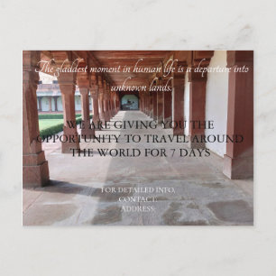 Carte Invitation de voyage