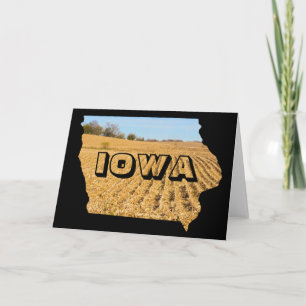 Carte Iowa Pittoresque Cornfield Nature Photographie Voy